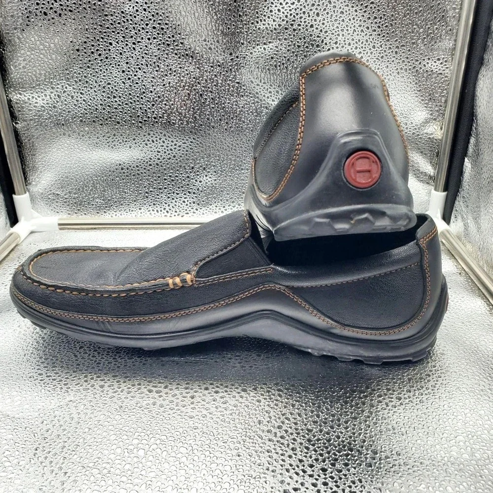 Cole Haan Tucker Venetian Loafer Shoes Mens‎ 10M Black Leather Slip On Comfort